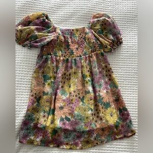 Girls Zara floral dress